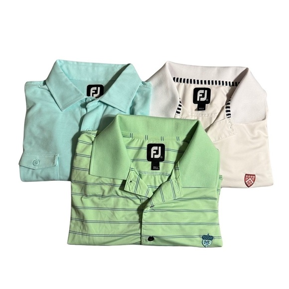 FootJoy Golf Polos Men’s Large - Lot of 3 - Picture 1 of 13